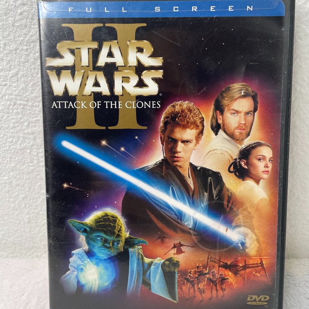 Star Wars Episode II: Attack of the Clones (DVD, Full Screen) NEW Oop Rare